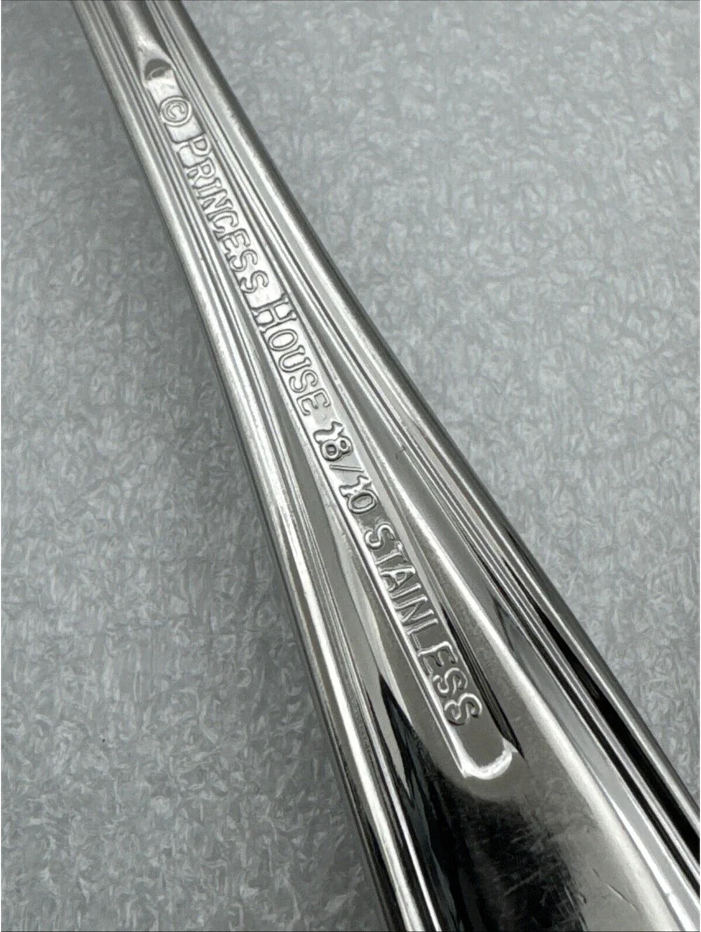 Set Of 4 Princess House BARRINGTON Salad Forks 18/10 Stainless Flatware 7”